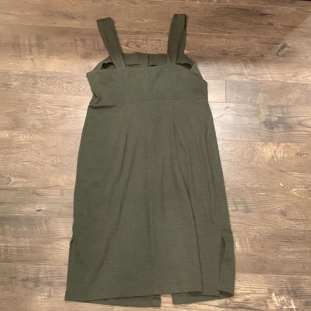 Madewell Texture And Thread Button Front Tank Dre… - image 7